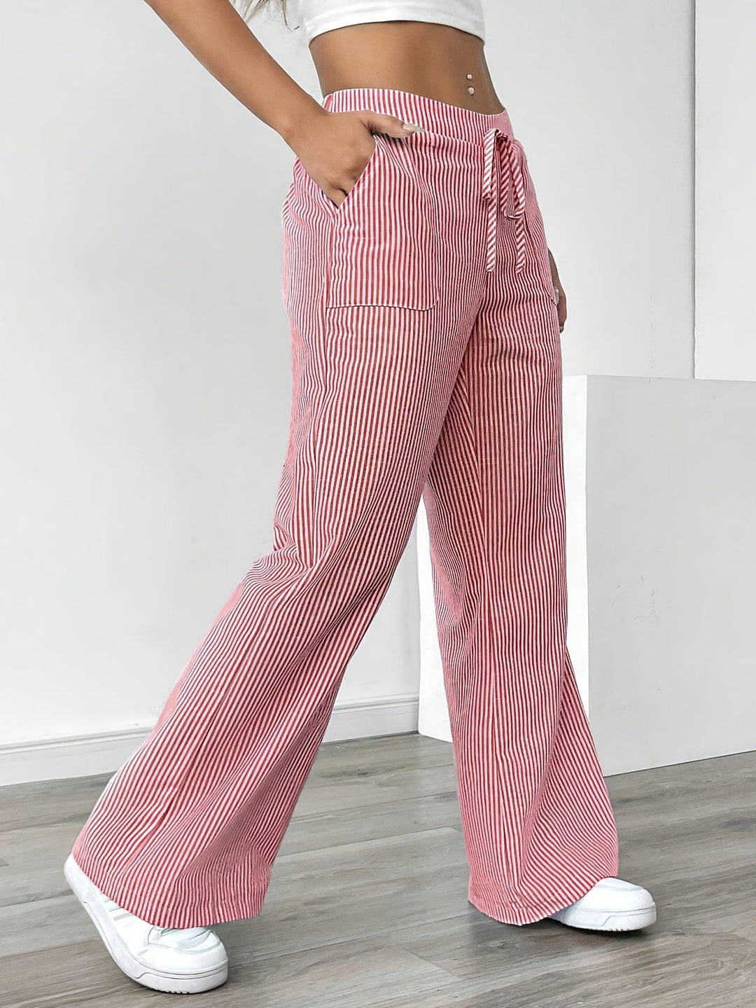 NOLÉ MONTÉLIMAR | PANTALONS AMPLE RAYÉS POUR FEMMES