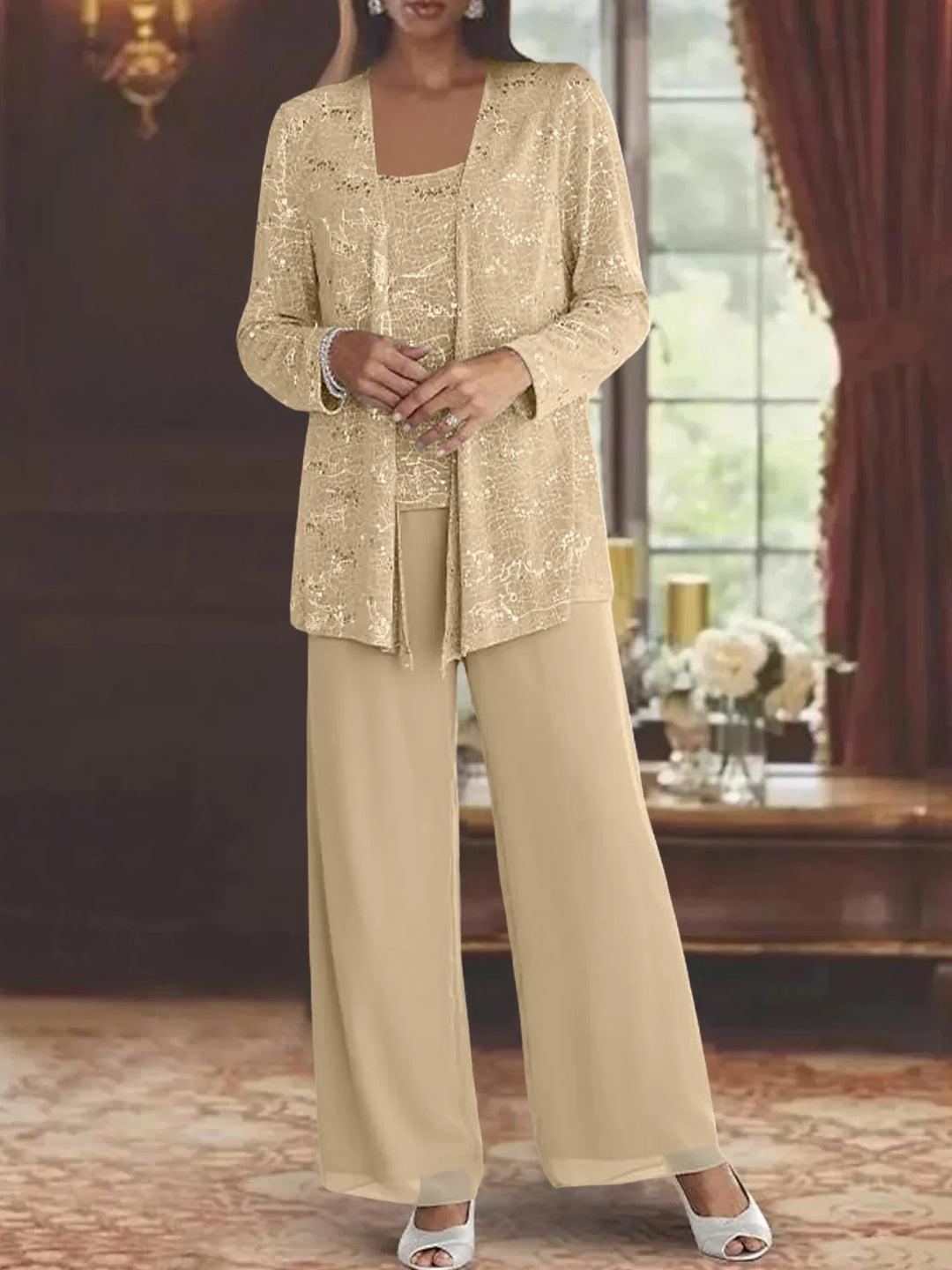 NOLÉ MONTÉLIMAR | ENSEMBLE PANTALON EN MOUSSELINE POUR FEMME