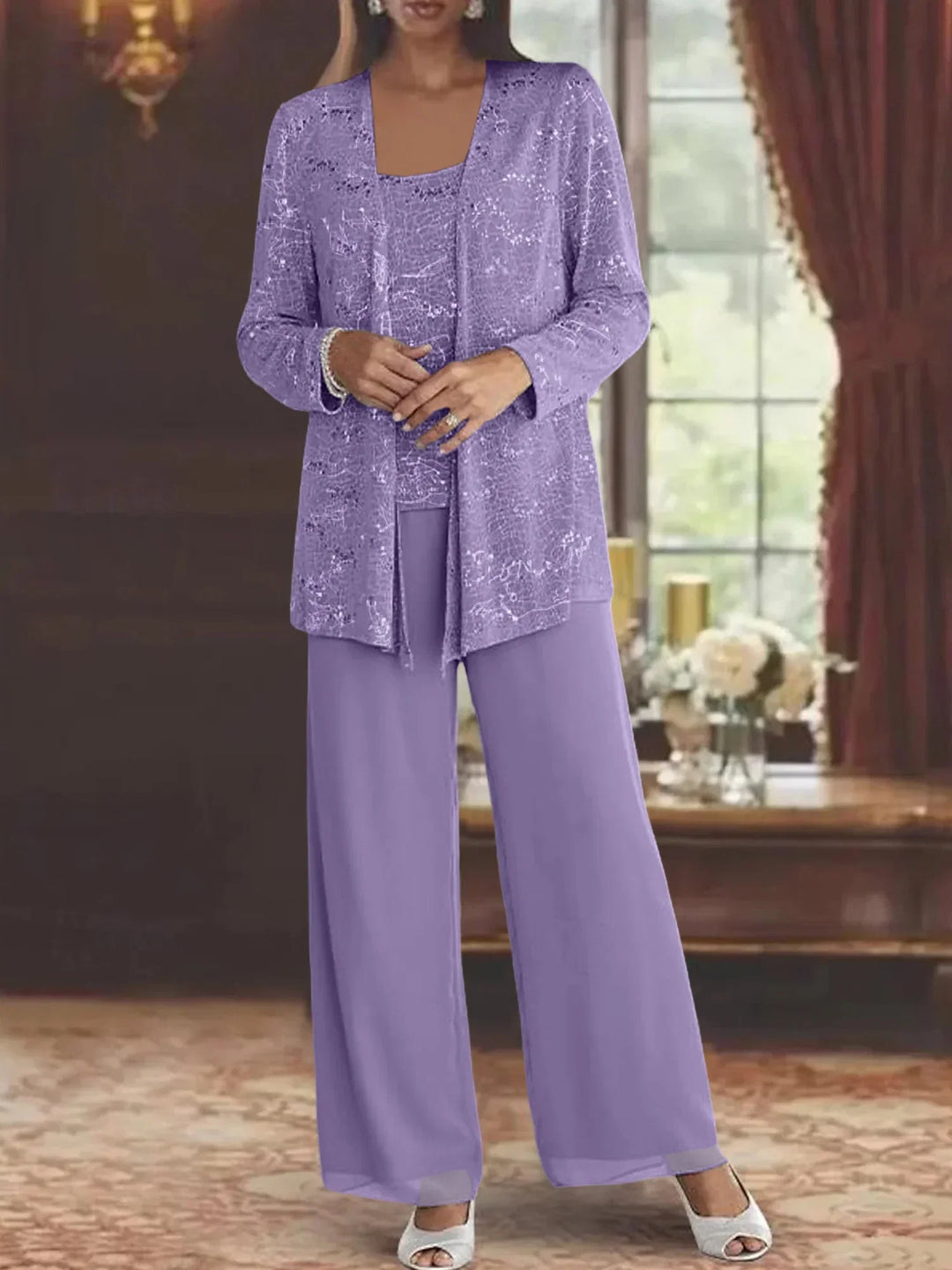 NOLÉ MONTÉLIMAR | ENSEMBLE PANTALON EN MOUSSELINE POUR FEMME