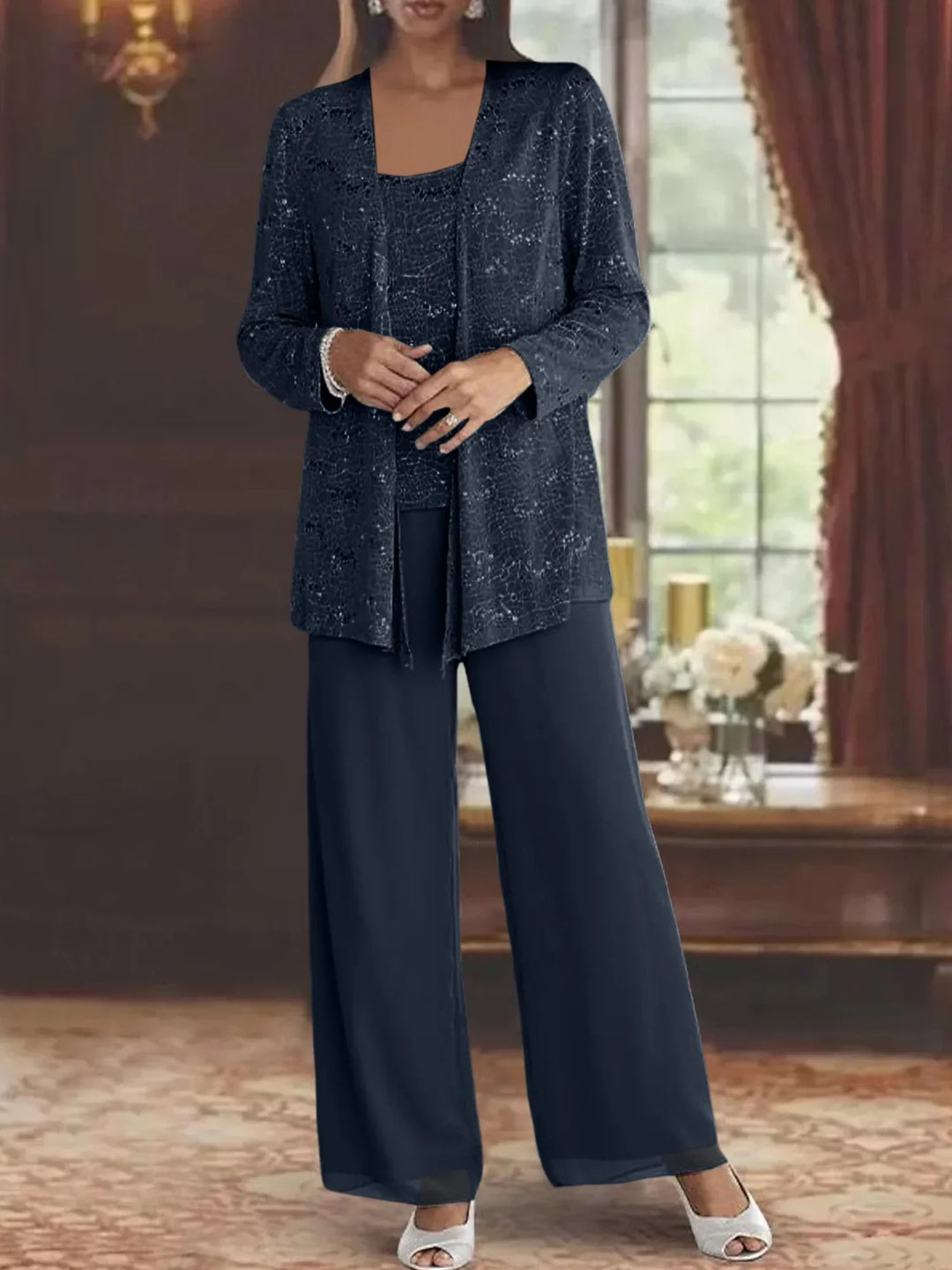 NOLÉ MONTÉLIMAR | ENSEMBLE PANTALON EN MOUSSELINE POUR FEMME