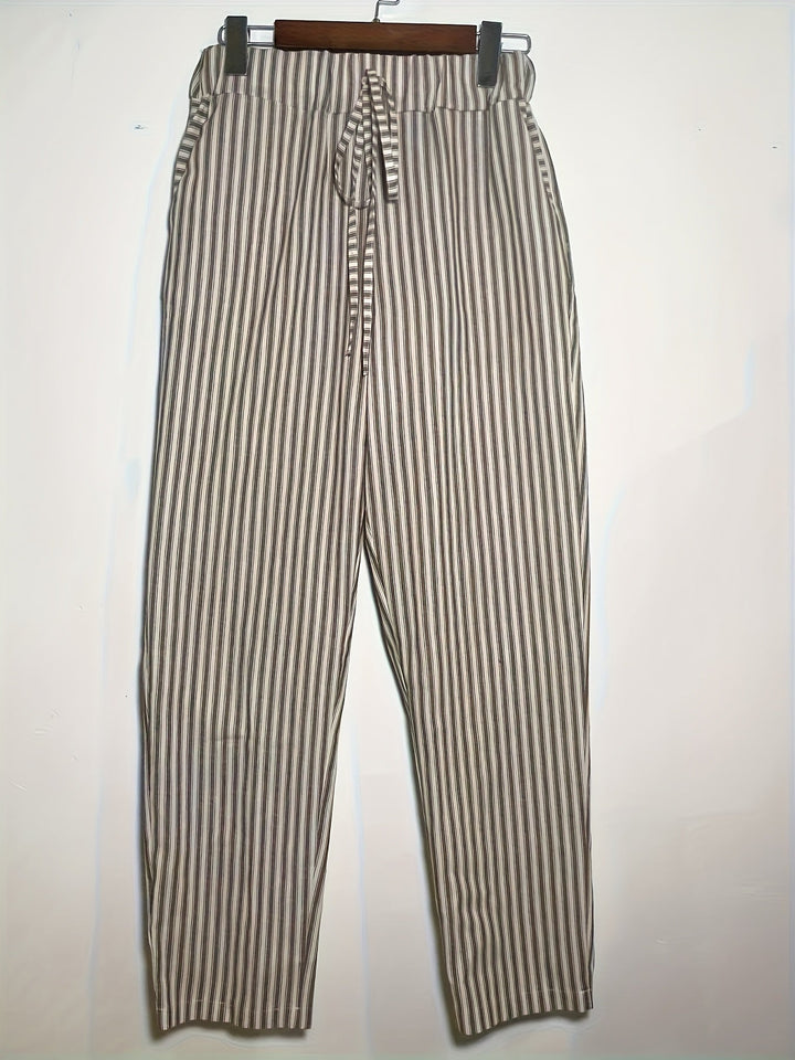 NOLÉ MONTÉLIMAR | PANTALONS LARGES À RAYURES POUR FEMMES