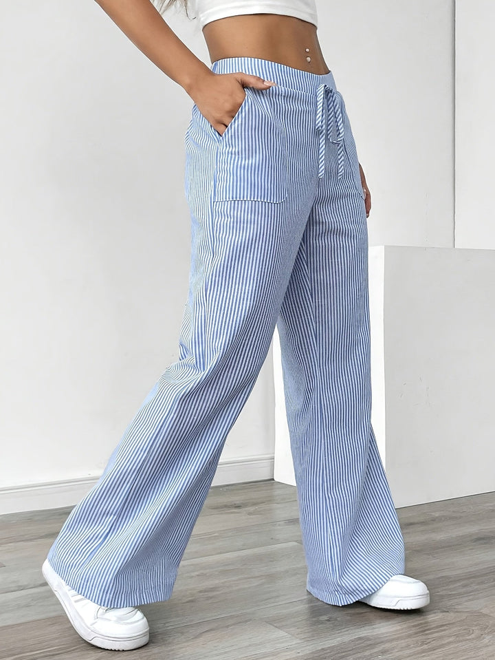 NOLÉ MONTÉLIMAR | PANTALONS AMPLE RAYÉS POUR FEMMES