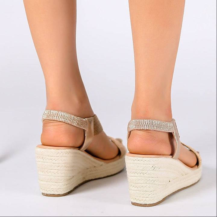 NOLÉ MONTÉLIMAR | SANDALES À TALON TRESSÉES POUR FEMMES