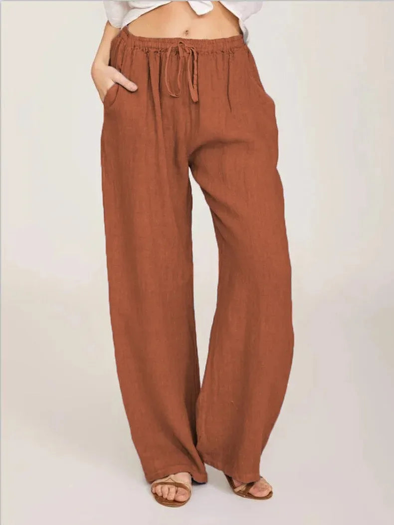 NOLÉ MONTÉLIMAR | PANTALONS CLASSIQUES À JAMBES LARGES POUR FEMMES