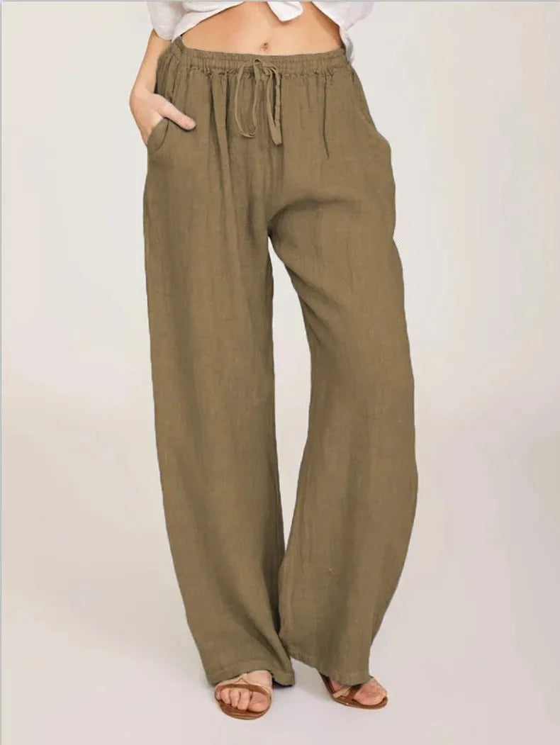 NOLÉ MONTÉLIMAR | PANTALONS CLASSIQUES À JAMBES LARGES POUR FEMMES