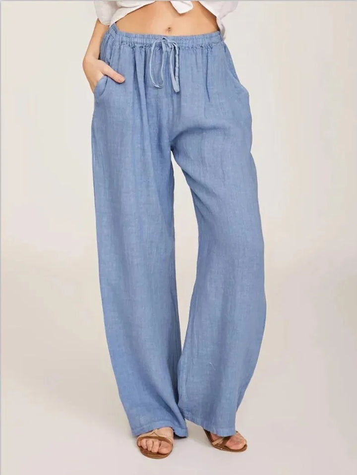 NOLÉ MONTÉLIMAR | PANTALONS CLASSIQUES À JAMBES LARGES POUR FEMMES