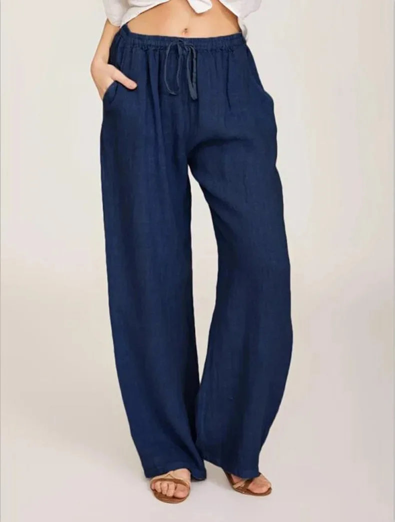 NOLÉ MONTÉLIMAR | PANTALONS CLASSIQUES À JAMBES LARGES POUR FEMMES