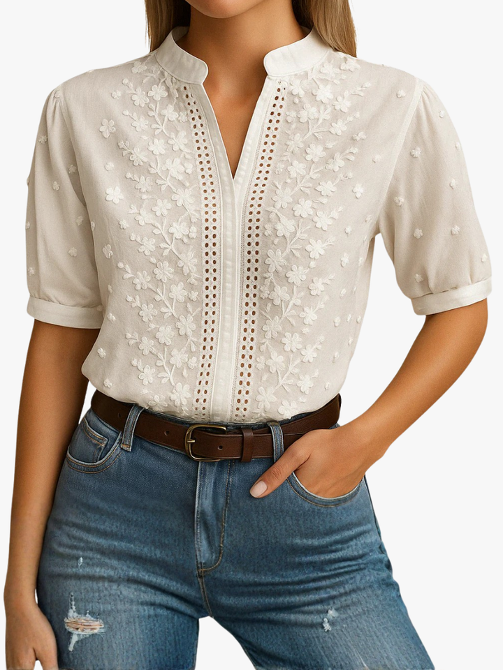 NOLÉ MONTÉLIMAR | BLOUSE BRODÉE CHIC POUR FEMMES