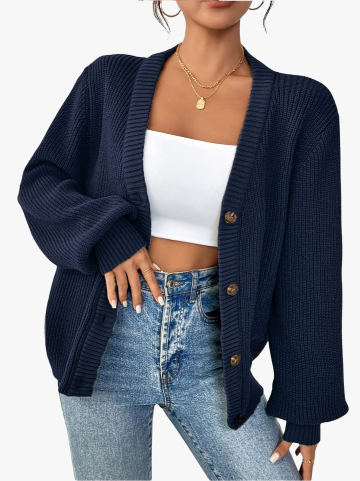 NOLÉ MONTÉLIMAR | GILET À COL EN V BOUTONNÉ POUR FEMMES