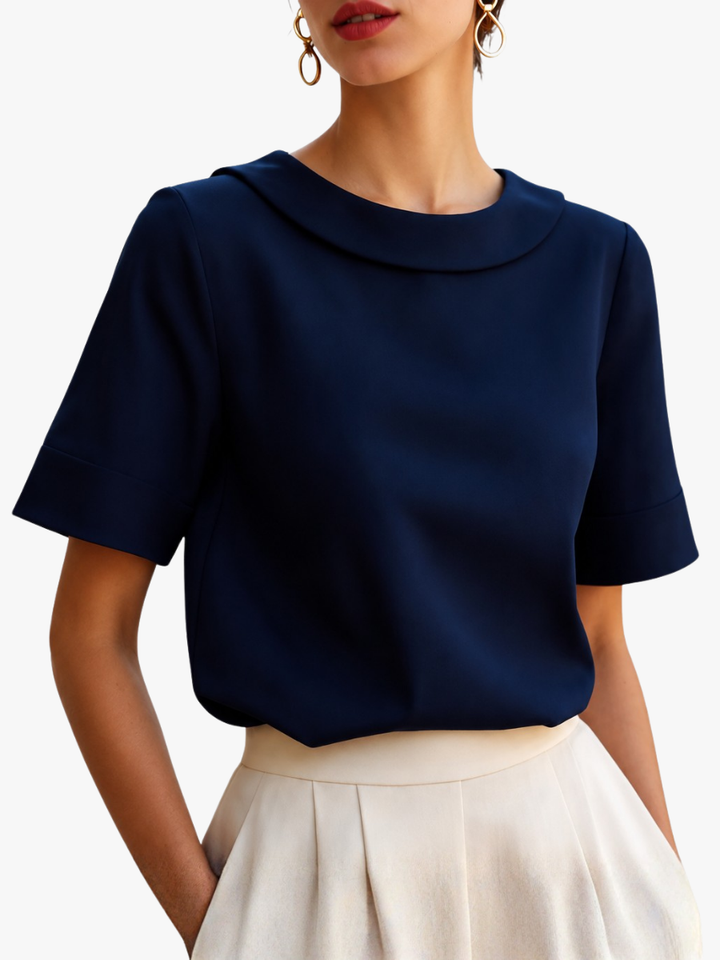 NOLÉ MONTÉLIMAR | CHIC BLOUSE À COL ROND POUR FEMMES