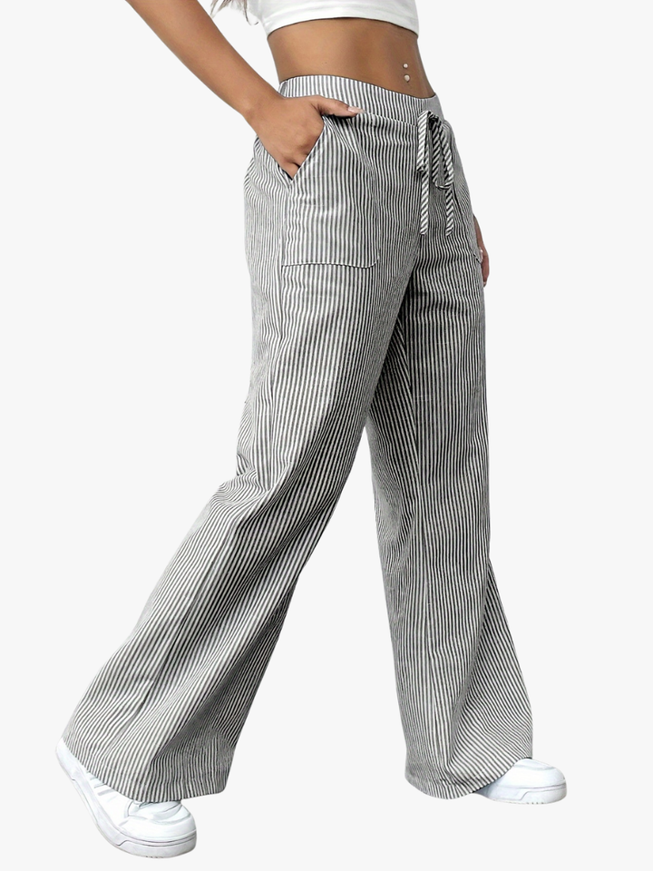 NOLÉ MONTÉLIMAR | PANTALONS AMPLE RAYÉS POUR FEMMES