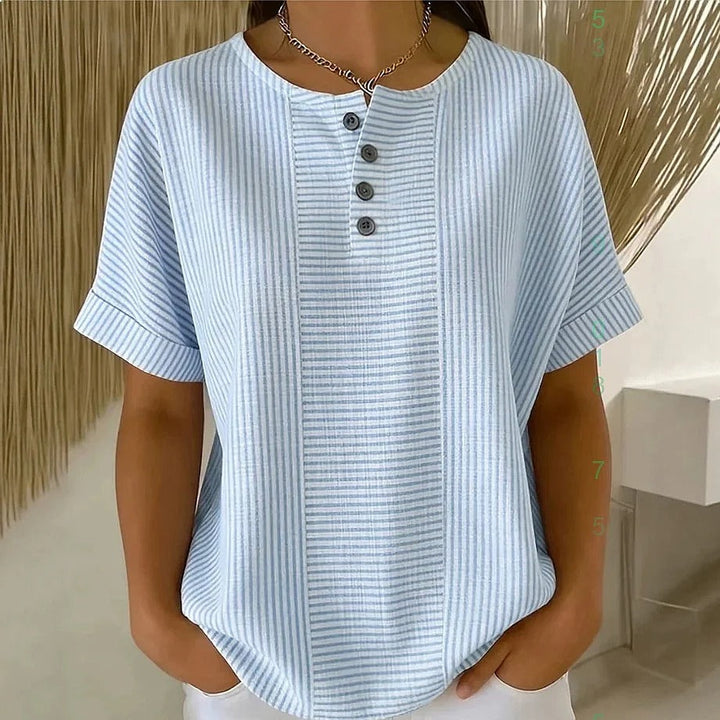 NOLÉ MONTÉLIMAR | BLOUSE À BOUTONS RAYÉE POUR FEMMES