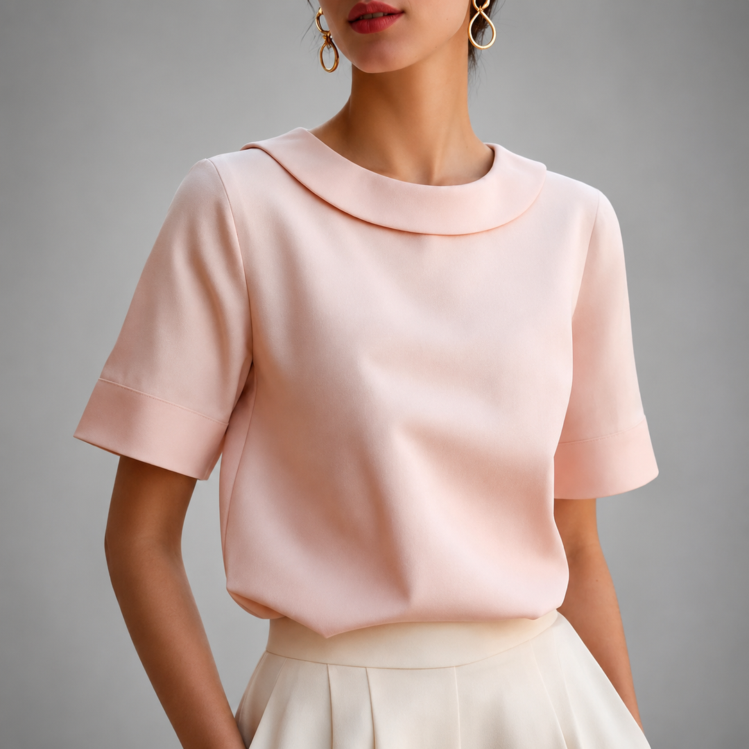 NOLÉ MONTÉLIMAR | CHIC BLOUSE À COL ROND POUR FEMMES