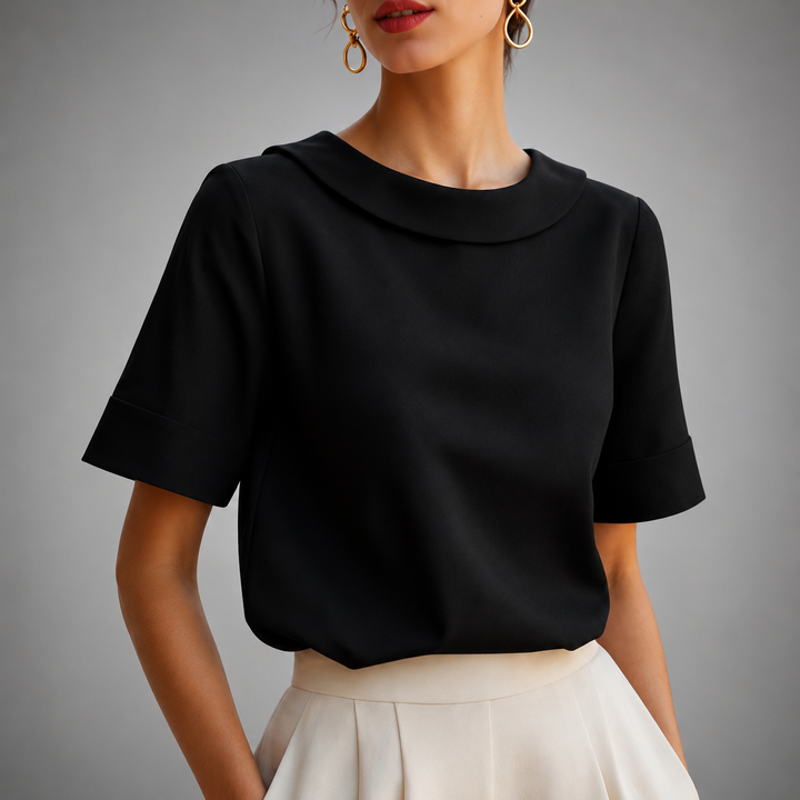 NOLÉ MONTÉLIMAR | CHIC BLOUSE À COL ROND POUR FEMMES
