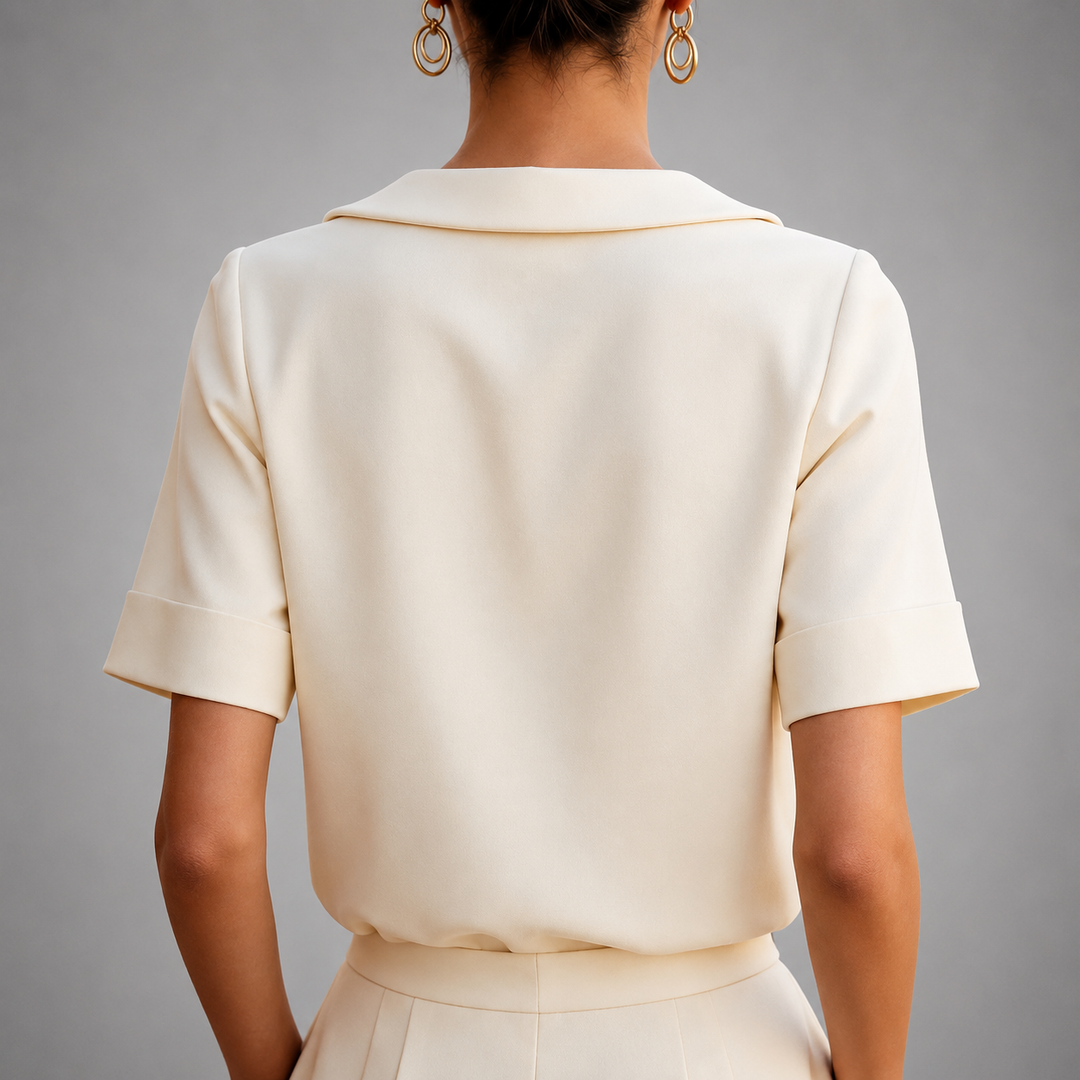NOLÉ MONTÉLIMAR | CHIC BLOUSE À COL ROND POUR FEMMES