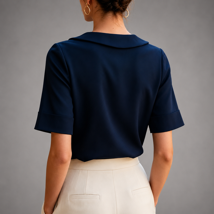 NOLÉ MONTÉLIMAR | CHIC BLOUSE À COL ROND POUR FEMMES