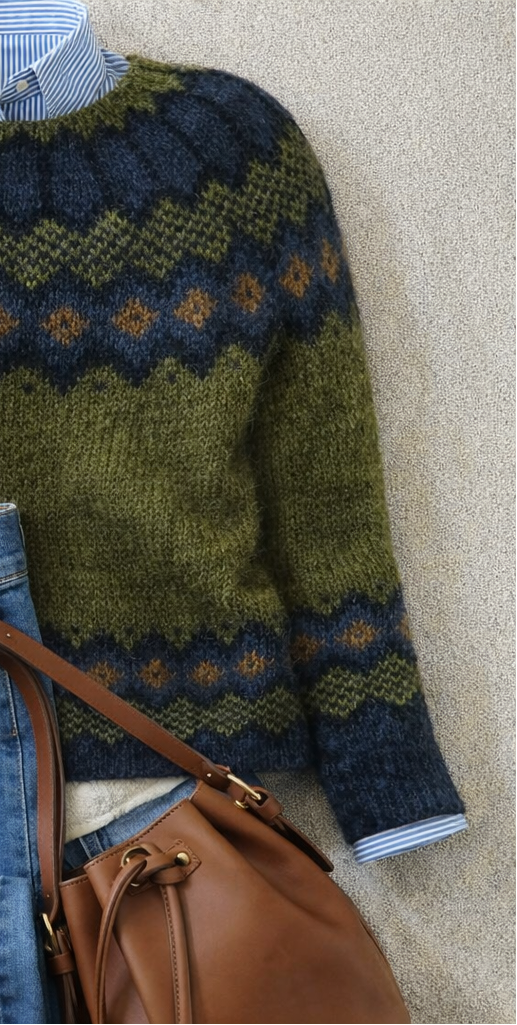 NOLÉ MONTÉLIMAR | SWEAT-SHIRT À MOTIF NORDIQUE POUR FEMMES