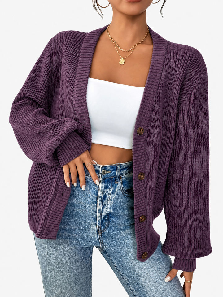 NOLÉ MONTÉLIMAR | GILET À COL EN V BOUTONNÉ POUR FEMMES