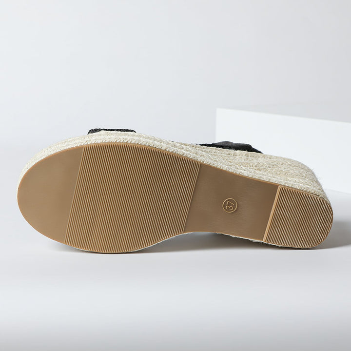 NOLÉ MONTÉLIMAR | SANDALES À TALON TRESSÉES POUR FEMMES