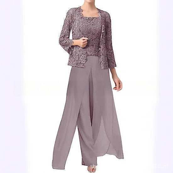 NOLÉ MONTÉLIMAR | ÉLÉGANTE ENSEMBLE PANTALON EN MOUSSELINE POUR FEMME