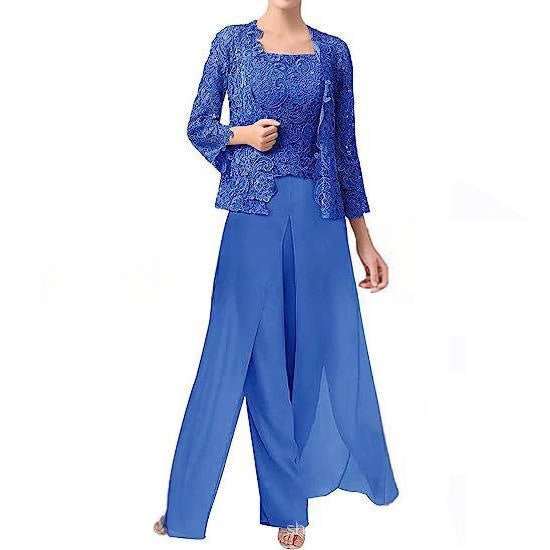 NOLÉ MONTÉLIMAR | ÉLÉGANTE ENSEMBLE PANTALON EN MOUSSELINE POUR FEMME