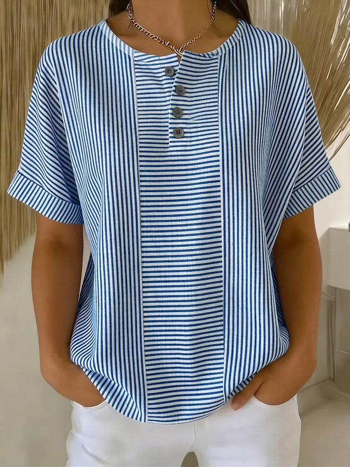 NOLÉ MONTÉLIMAR | BLOUSE À BOUTONS RAYÉE POUR FEMMES