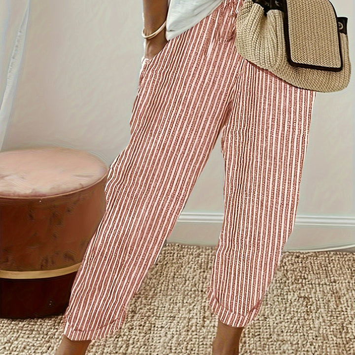 NOLÉ MONTÉLIMAR | PANTALONS LARGES À RAYURES POUR FEMMES