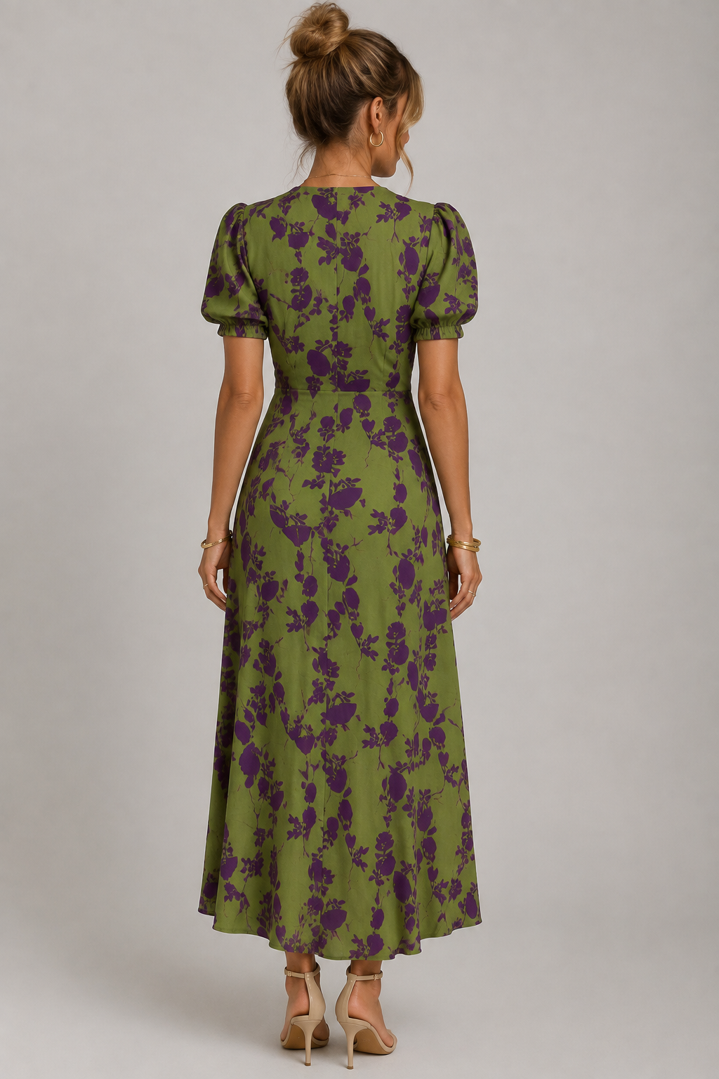 NOLÉ MONTÉLIMAR | ROBE MIDI ENVELOPPE ÉLÉGANTE POUR FEMMES