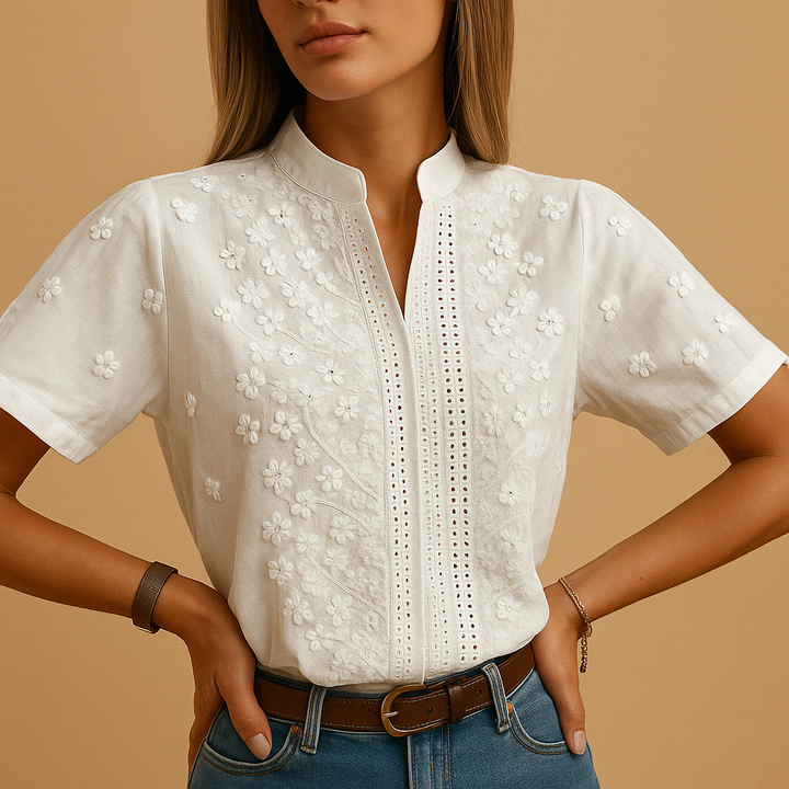 NOLÉ MONTÉLIMAR | BLOUSE BRODÉE CHIC POUR FEMMES