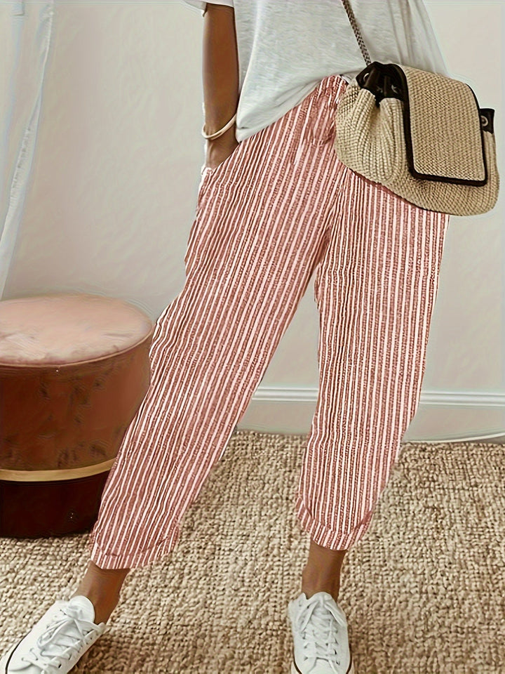 NOLÉ MONTÉLIMAR | PANTALONS LARGES À RAYURES POUR FEMMES