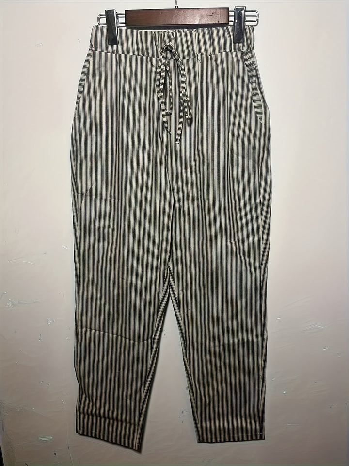 NOLÉ MONTÉLIMAR | PANTALONS LARGES À RAYURES POUR FEMMES