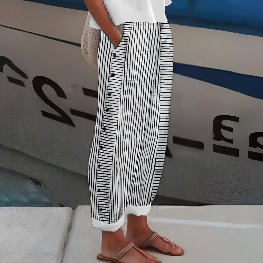 NOLÉ MONTÉLIMAR | PANTALONS RAYÉS POUR FEMMES