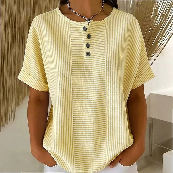NOLÉ MONTÉLIMAR | BLOUSE À BOUTONS RAYÉE POUR FEMMES