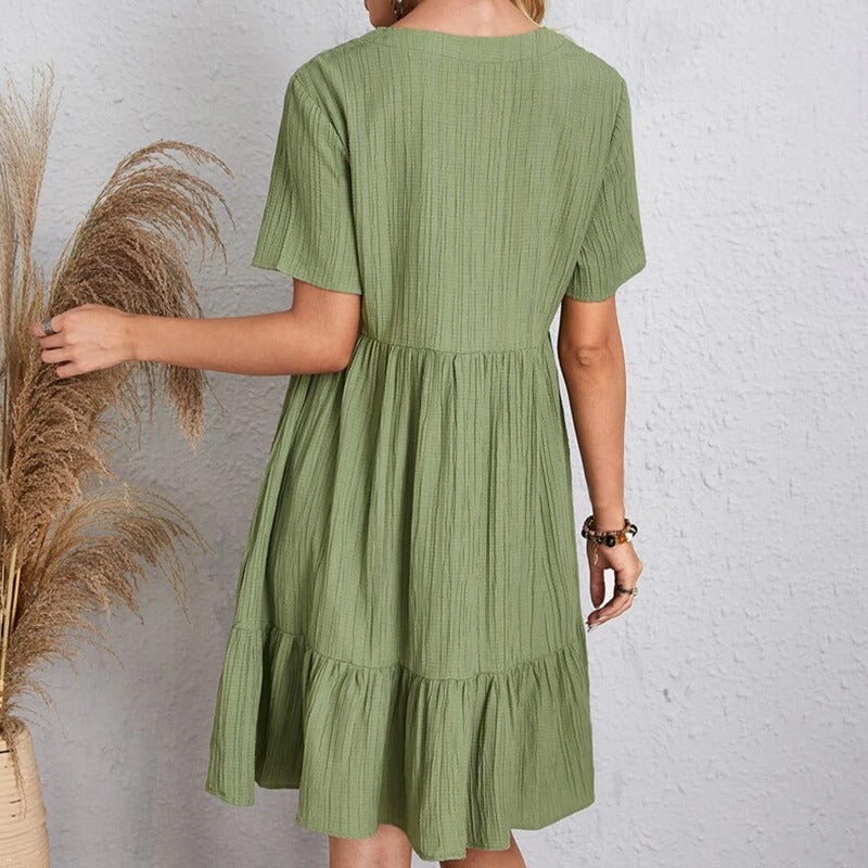NOLÉ MONTÉLIMAR | ROBE D'ÉTÉ A-LINE FLOTTANTE POUR FEMMES